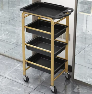 Chariot de beauté, chariot de coiffure, chariot pour outils de coiffure, chariot pour permanente et coloration en salon de coiffure/barbier - Product Image 1