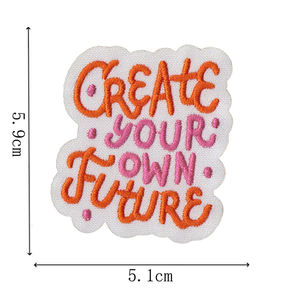 Patchs brodés à poser avec des phrases positives sur le thème de l'autosoins et de la motivation - Product Image 3