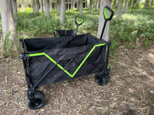 2025 grand chariot de plage pliant de jardin portatif extérieur compact pliable robuste chariot de chariot pliant de camping - Product Image 4