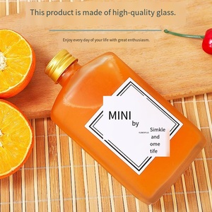 Bouteilles en verre avec couvercles pour café froid, <span class=keywords><strong>vodka</strong></span>, whisky, thé au lait, boissons et boost d'énergie - Product Image 6