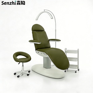 Fauteuil de soin électrique réglable noir à 3 moteurs pour dentisterie, tatouage, esthétique, massage et soins du visage, idéal pour salon de beauté - Product Image 6