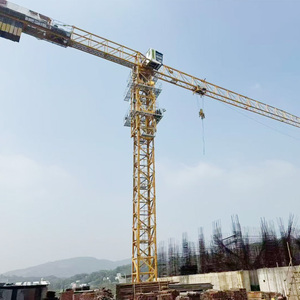 <span class=keywords><strong>Grue</strong></span> à tour Zoomlion QTZ125 d'occasion, 8T, 1250KN.M, moteur, hauteur de levage 60M, bon état, certifiée CE, exportation usine Chine - Product Image 1