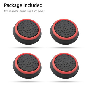 4 Pezzi Copri-Stick Analogici in Silicone per Xbox 360 <span class=keywords><strong>One</strong></span> <span class=keywords><strong>Playstation</strong></span> 4 per PS4/PS3 Pro Slim Gamepad Custodie per Joystick - Product Image 4