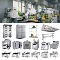 Fourniture d'équipements de restaurant | Chauffe-aliments et fours à gaz et électriques Utilisation hôtelière en acier inoxydable 304