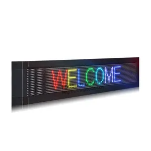 Full color electronic moving message display indoor advertising led display P10 smd led scrolling signs