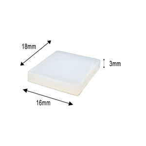 (Klip-bk silikon) yazıcı kafası sızdırmazlık klipsi 100 ile HP siyah kartuşları için adet/torba silikon ped - Product Image 2