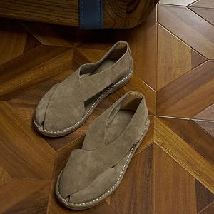 Nuevas Sandalias Romanas Hechas a Mano para Hombre, con Cierre de Cordones Cuadrados, Ligeras, Transpirables, Cómodas, con Suela Suave y Hueca, para Oficina y Trabajo - Product Image 4