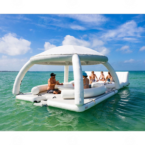 Isola Galleggiante Gonfiabile Modello Parco Acquatico per Sport Acquatici e Divertimento in Spiaggia o Piscina - Product Image 6