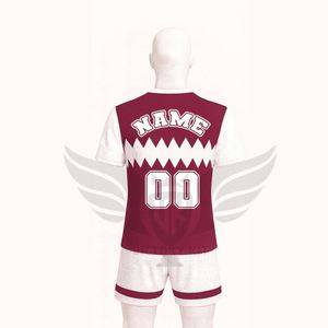 Maillot de football personnalisé du Qatar, ensemble d'uniformes de football à séchage rapide, maillot de football sublimé - Product Image 4