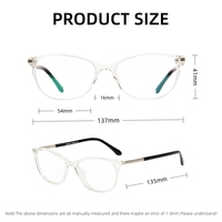 Montura de Gafas Ópticas Transparentes y Sencillas, Diseño Cuadrado Moderno con Aro Completo, Cómodas para Unisex, Aptas para Todas las Formas de Rostro JNLOO RS2406