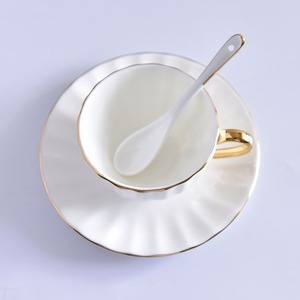 Высококачественные экологически чистые фарфоровые керамические чашки Эспрессо для чашек и блюдцев - Product Image 4