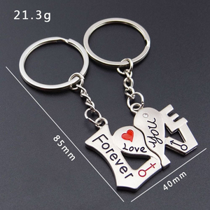 2pcs I Love You Key Chain Women Men Bag Pendant Couple Metal Red Heart Keychains Set <strong>for</strong> <strong>Boyfriend</strong> Girlfriend <strong>Valentine</strong> <strong>Day</strong> <strong>Gift</strong> - Product Image 3