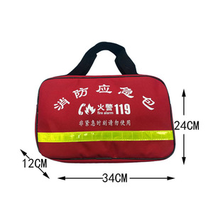Kit d'urgence incendie, sac ignifuge en tissu non tissé de 34 cm pour la défense civile et les secours - Product Image 1