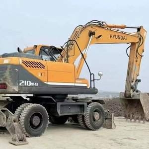 Excavadora de Ruedas Usada Original Hyundai R210W-9 R210W-7, Excavadora de Neumáticos Hyundai 210W-9 150W-9 80W Rotex de Segunda Mano en Venta - Product Image 1