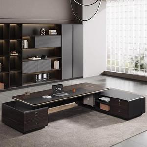 Modern Office L-Shaped Boss <strong>Desk</strong> <strong>Large</strong> Office Table Executive CEO <strong>Desk</strong> - Product Image 2