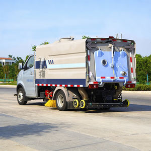 Nouveau véhicule de balayage routier diesel-électrique compact 4x2 personnalisé pour le nettoyage <span class=keywords><strong>des</strong></span> rues municipales et <span class=keywords><strong>des</strong></span> usines - Product Image 4