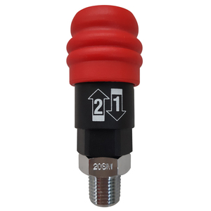 3/8 \ "macho roscado rápido del producto de los adaptadores y de los conectores de la Coupler-L.44mm - Product Image 1