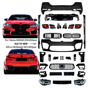 Kit carrosserie M5 pour BM 5s Series G30 G38 18-20 ans à New <span class=keywords><strong>21</strong></span> + G30 Lci M5 Bodykit Car Bumper Side Skirt Head Lights Tail Lamp - Product Image 1
