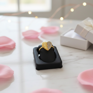 Gold Plated Austrian Stone <b>Fine</b> <b>Ring</b> 11714340WH - Product Image 3