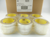 3M 375 Scellage de boîte BOPP de haute qualité Emballage transparent Ruban étanche haute température pour emballage robuste