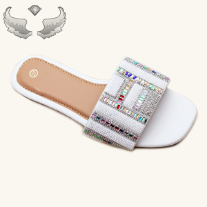 High-quality Fashionable Flat Ladies <b>Slippers</b> Sandals Beachwear Water Droplet Ladies <b>slippers</b> Wholesale Women's Sandals <b>Slippers</b> - Product Image 2