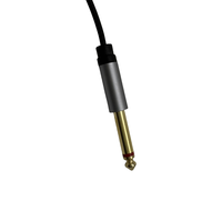 Câble de raccordement guitare 1/4 TS non équilibré, 6,35 mm mâle-mâle, boîtier en alliage de zinc