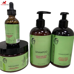 Herbal Rosemary Mint Moisturizing Repair Vegan Deep Cleansing Anti-Frizz <b>Shampoo</b> Conditioner Hair Oil Set Hair Care GZ RTS Bulk - Product Image 1