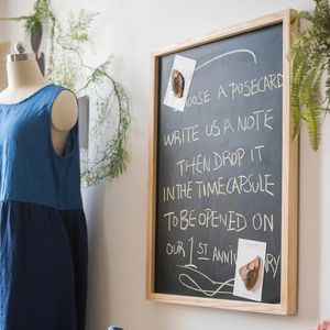 Zhang JUNJI — planche magnétique en bois noir, avec cadre en bois massif - Product Image 3