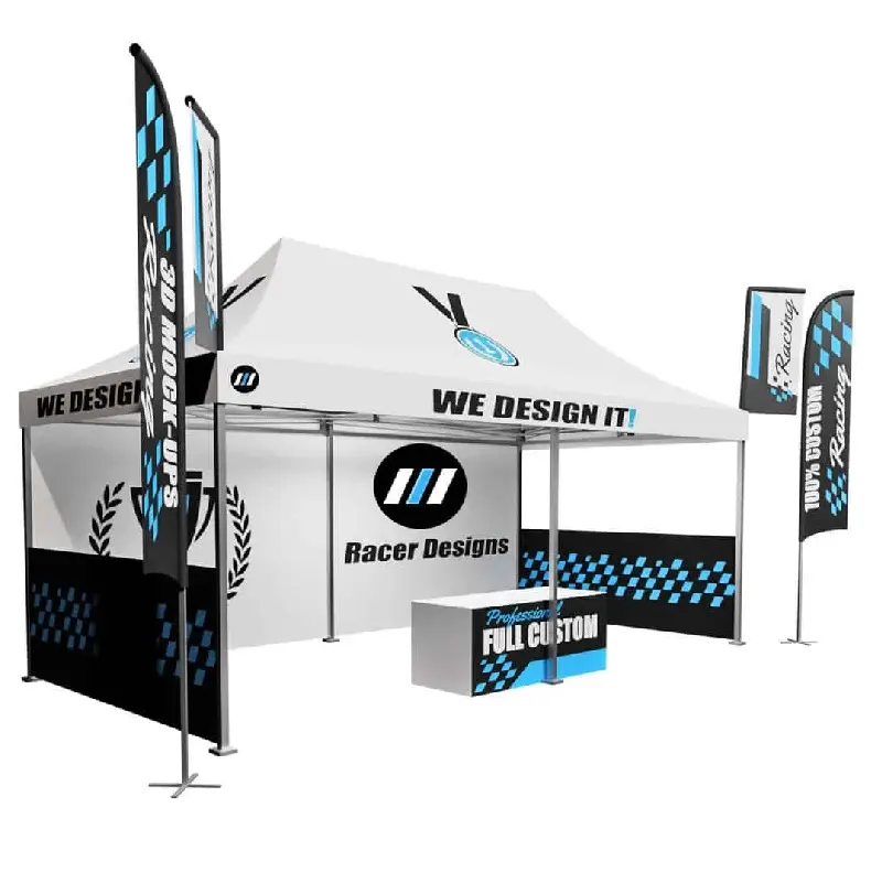 Custom Outdoor UV Resistant Trade Show Tent Family Dinner Tent Folding Promotion Canopy Gazebo