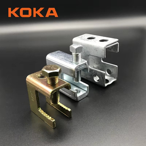 Collier <span class=keywords><strong>de</strong></span> fixation pour poutre en acier galvanisé Unistrut 3/8\" 1/2\" en fonte malléable - Product Image 4