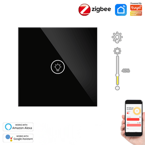 Tuya Zigbee EU/US Multi-gang Smart Light Dimmer Switch <span class=keywords><strong>1</strong></span>/2/3 Gang Smart Life/Tuya APP Fonctionne avec les assistants vocaux Alexa Google - Product Image 5