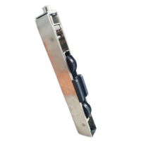 Roulette pour porte coulissante 2 galets nylon noir 151mm acier inoxydable aluminium robuste SDT OEM