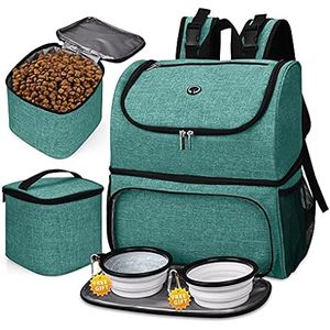 Muestra gratuita de mochila de viaje para mascotas, mochila de doble capa para artículos para mascotas (para todos los artículos de viaje para mascotas), mochila de viaje para mascotas - Product Image 3