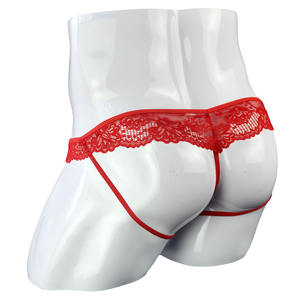 Biancheria intima da <span class=keywords><strong>uomo</strong></span> all'ingrosso in <span class=keywords><strong>pelle</strong></span> con stringhe di pizzo T-Pants sottili - Product Image 5