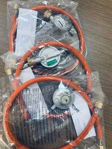 Piezas de parrilla de barbacoa para cocinar en casa de Alemania, regulador Manual de propano con medidor de presión, estructura de potencia Manual para <span class=keywords><strong>Gas</strong></span> - Product Image 2