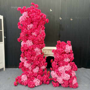 Искусственные цветы Ammy для свадебного декора: красные розы, арка, цветочная дорожка, цветы для торта, цветы для декора (модель Am-wdi08) - Product Image 1