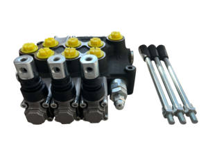 Джойстиковый гидравлический моноблочный распределительный клапан 40 л/мин, 6 режимов потока, для сельскохозяйственной техники, фронтальных погрузчиков, тракторов - Product Image 4