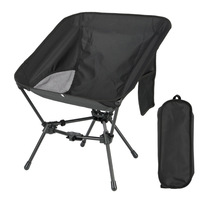 Chaise de camping pliable triangulaire portable Zentopia, siège d'extérieur en Oxford 600D, 150 kg, avec poche de rangement, vente en gros