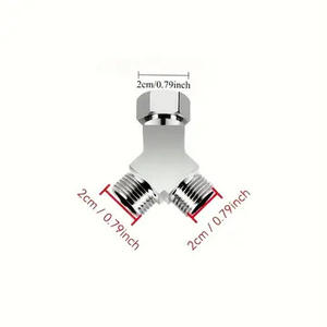 <span class=keywords><strong>Robinet</strong></span> de <span class=keywords><strong>machine</strong></span> à <span class=keywords><strong>laver</strong></span> en cuivre, adaptateur un-en-deux, double entrée-double sortie, design moderne et simple <span class=keywords><strong>pour</strong></span> la cuisine et la salle de bain - Product Image 3