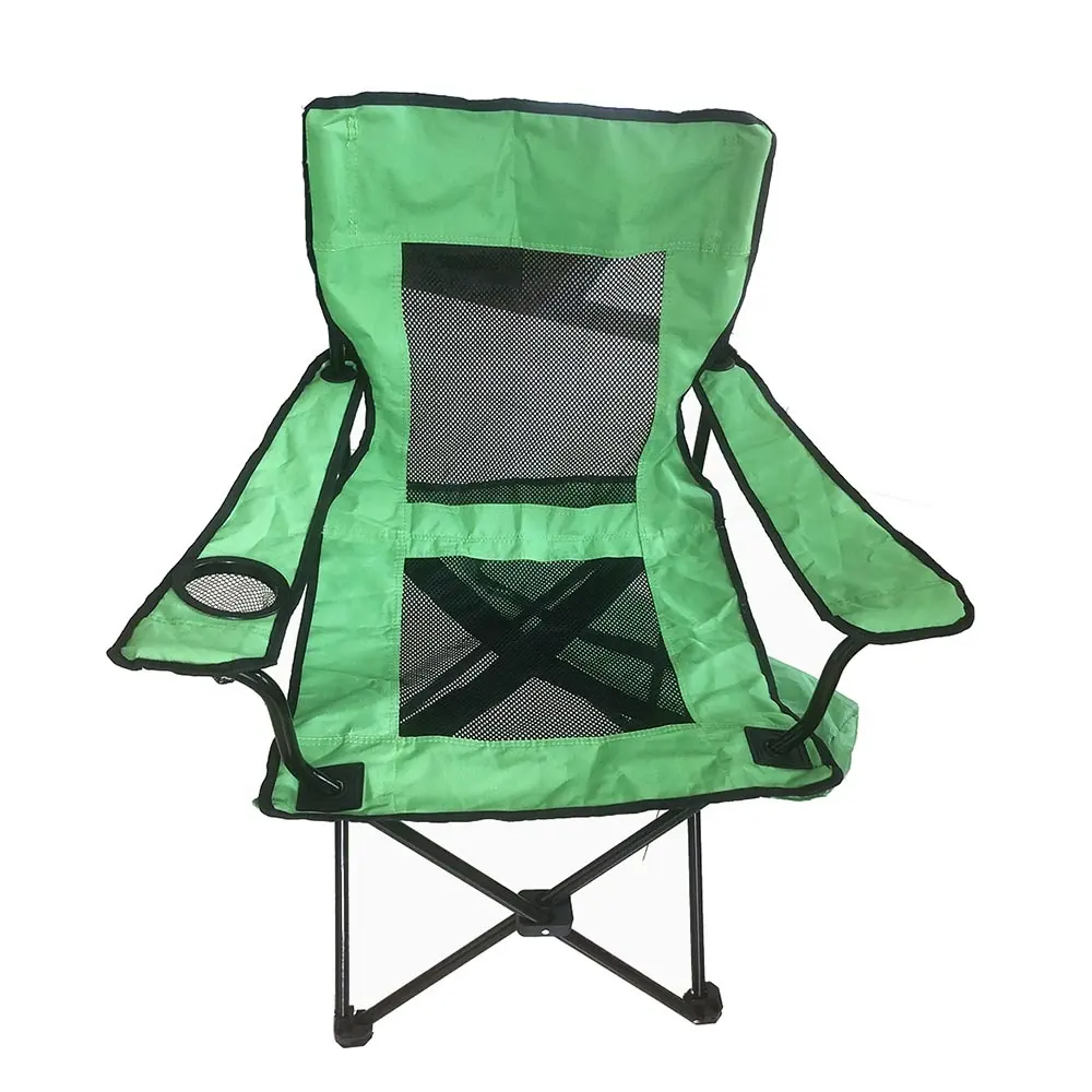 Design moderno Outdoor Folding Camping Chair Portable Basics Metal fácil de transportar com saco para pesca e uso ao ar livre
