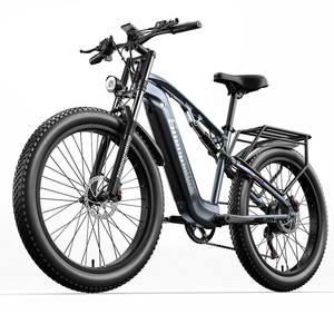 จักรยานเสือภูเขาแบบฟูลซัสเพนชั่น 48V 1000W ทรงพลัง พร้อมยางขนาด 26*3.0 และแบตเตอรี่นำเข้า 17.5Ah รุ่น MX05 Fat Tire Bike MX05 - Product Image 4