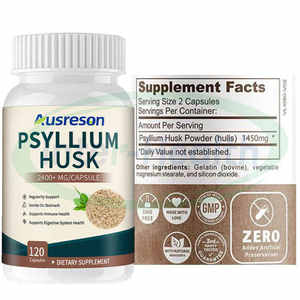 Cápsulas de Psyllium Husk OEM ASAP, Suplemento Herbal de Fibra, 500mg de Extracto de Psyllium Husk Orgánico, Cápsulas de Psyllium Husk a Granel - Product Image 3
