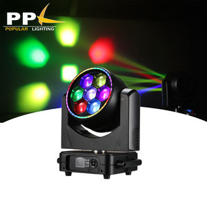 7個60W B-EYE <span class=keywords><strong>LED</strong></span>ムービングヘッドズームライトハロー効果付きステージおよびDJ照明用 - Product Image 1