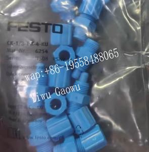 Original FESTOs CK-1/8-PK-4-KU 6254 Series Fitting 6mm <b>Quick</b>-Insert Port Air/Water Dual-Media Industrial Pipe <b>Connector</b> - Product Image 3