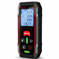 Télémètre laser numérique industriel portable avec étanchéité IP67, précision de 2 mm, calcul de surface/volume et niveau à bulle
