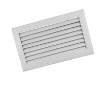 Grille d'aération de retour réglable en aluminium à lame carrée, de haute qualité, industrielle, moderne et décorative, pour entrepôt et sous-sol