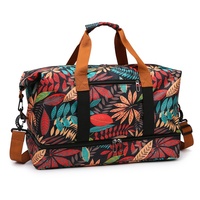 Sac de voyage unisexe Oxford 36-55L avec compartiments séparés pour articles secs et humides, compartiment à chaussures indépendant, respirant et imperméable, idéal pour le yoga et le fitness