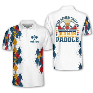 Vente en gros OEM Meilleure Qualité Conception Personnalisée Pickleball Maillot Uniformes Polo Hommes Pickleball Jersey Chemises - Product Image 6