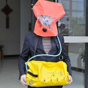 Dispositivo di Respirazione d'Emergenza <span class=keywords><strong>SCBA</strong></span> EEBD Approvato SOLAS, 15 Minuti, Bombola PVC 3L, Maschera Integrale per Spazi Confinati Marini - Product Image 4