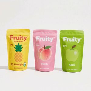 Pochette à bec verseur personnalisée réutilisable en plastique recyclable et écologique, imprimée en héliogravure, de qualité alimentaire pour jus, bière, boissons énergisantes et autres boissons - Product Image 6